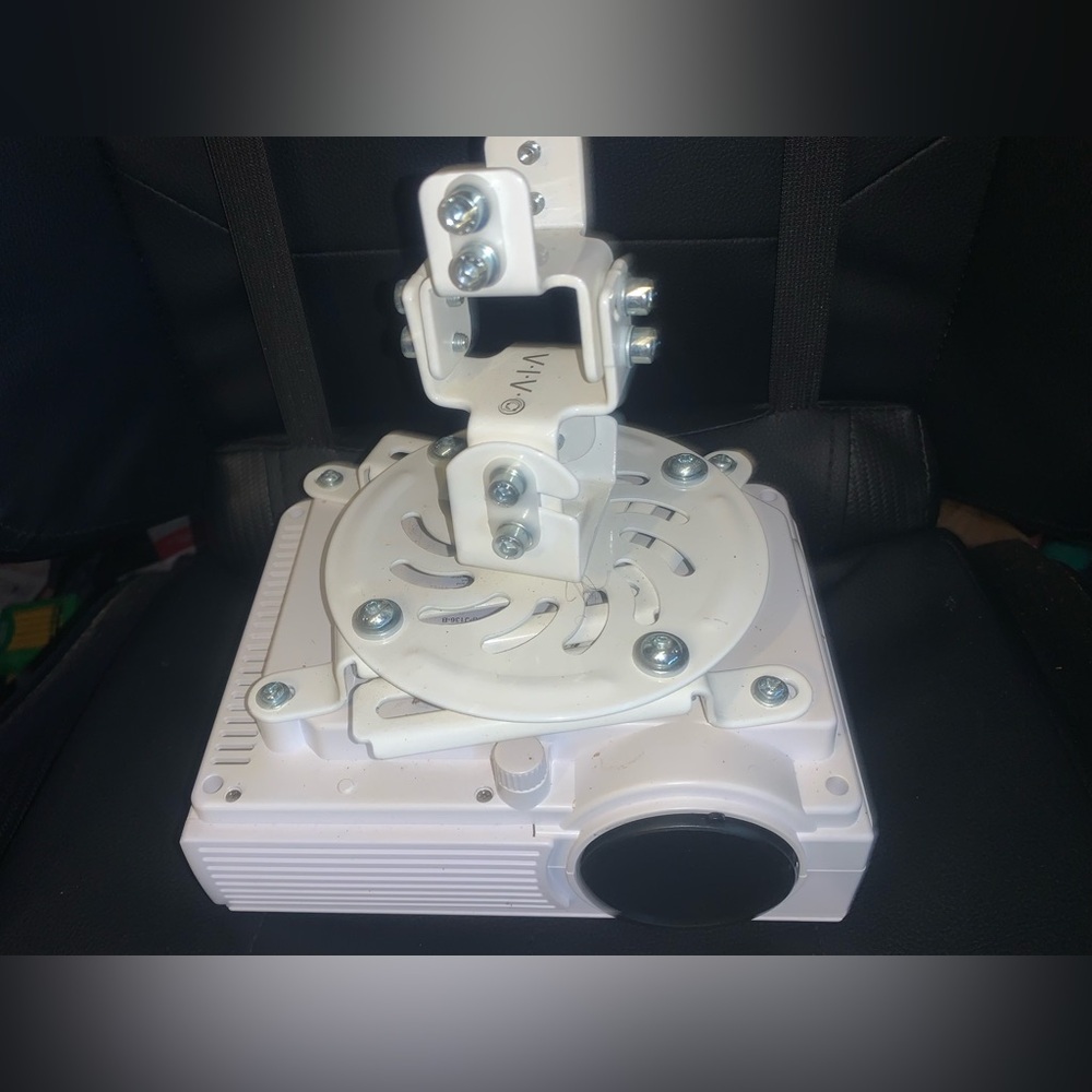 RVA White Projector With Mount